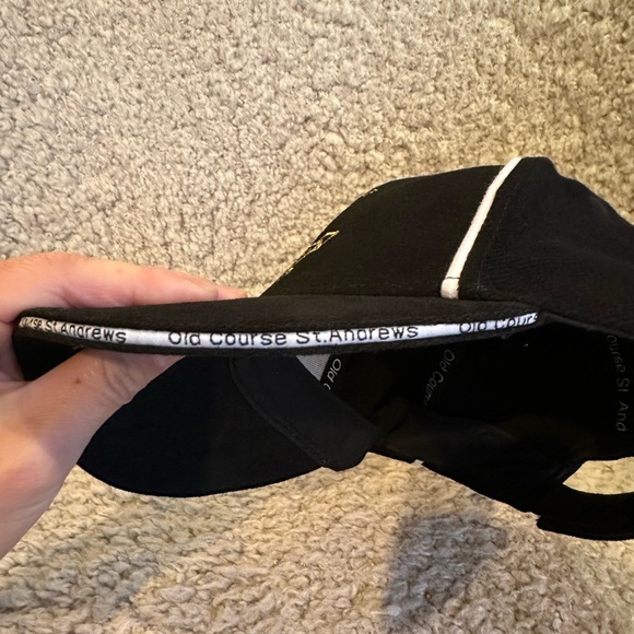 Black St. Andrews Golf Cap - Picture 7 of 9